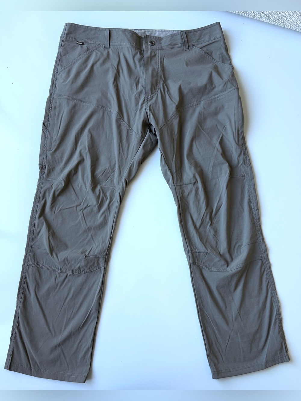 Kuhl Renegade Brown Cargo Stretch Water Resistant Hiking Pants Men’s 40x30